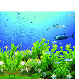 Maxbell High Definition 3D Single Adhesive Plant Fish Picture Backdrop for Aquarium XS