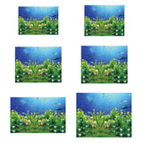 Maxbell High Definition 3D Single Adhesive Plant Fish Picture Backdrop for Aquarium XS
