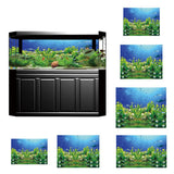 Maxbell High Definition 3D Single Adhesive Plant Fish Picture Backdrop for Aquarium M