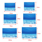 Maxbell 3D One Side Aquarium Universe Landscape Poster Fish Tank Background 76x46cm