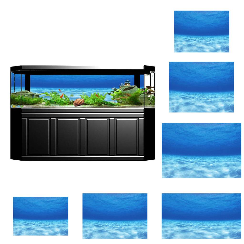 Maxbell 3D One Side Aquarium Universe Landscape Poster Fish Tank Background 76x46cm