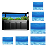 Maxbell 3D One Side Aquarium Universe Landscape Poster Fish Tank Background 122x61cm