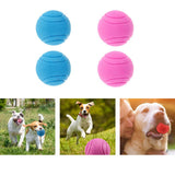 Maxbell 2Pcs Nearly Indestructible Dog Balls, Chew Fetch Play Pet Dogs Toy Blue