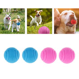 Maxbell 2Pcs Nearly Indestructible Dog Balls, Chew Fetch Play Pet Dogs Toy Blue