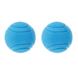 Maxbell 2Pcs Nearly Indestructible Dog Balls, Chew Fetch Play Pet Dogs Toy Blue