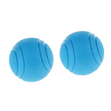 Maxbell 2Pcs Nearly Indestructible Dog Balls, Chew Fetch Play Pet Dogs Toy Blue