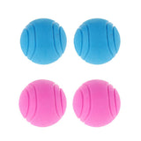 Maxbell 2Pcs Nearly Indestructible Dog Balls, Chew Fetch Play Pet Dogs Toy Blue