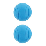 Maxbell 2Pcs Nearly Indestructible Dog Balls, Chew Fetch Play Pet Dogs Toy Blue
