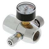 Maxbell Aquarium Carbon Dioxide CO2 O2 Pressure Relief Valve Gauge A12-2
