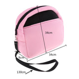 Maxbell Small Pet Outdoor Travel Bag Hamster Sleeping Bed Carrier Bag L Pink