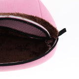 Maxbell Small Pet Outdoor Travel Bag Hamster Sleeping Bed Carrier Bag L Pink
