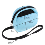 Maxbell Small Pet Outdoor Travel Bag Hamster Sleeping Bed Carrier Bag S Blue