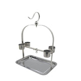 Maxbell Travel Bird Parrot Cage Carrier with Stand Perch Cup 8 Colors Green