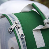 Maxbell Travel Bird Parrot Cage Carrier with Stand Perch Cup 8 Colors Green