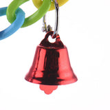 Maxbell 2 Pcs Hanging Climb Toy Parrot Bird Plastic Ladder Swing Bridge with Bell