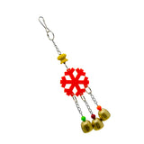 Maxbell 2 Pcs Bird Swing Toy for African Grey Parakeet Cockatiel Cage Accessory 9x30cm