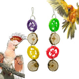 Maxbell 2 Pcs Bird Swing Toy for African Grey Parakeet Cockatiel Cage Accessory 30cm