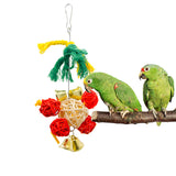 Maxbell 5 Pcs Parrot Toy Bird Cage Decorative Set Snatching Toy Swing Stand Frame