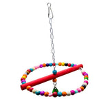 Maxbell Bird Chew Toy Parrot Hanging Climbing Swing Bridge Treats and Chews Toy
