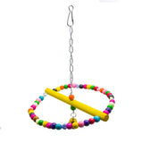 Maxbell Bird Chew Toy Parrot Hanging Climbing Swing Bridge Treats and Chews Toy