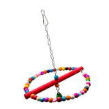 Maxbell Bird Chew Toy Parrot Hanging Climbing Swing Bridge Treats and Chews Toy