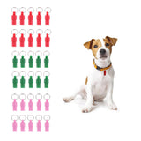 Maxbell Pet ID Tag Dog and Cat Personalized Pet Tag Dog Cat ID Address Collar red