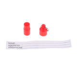 Maxbell Pet ID Tag Dog and Cat Personalized Pet Tag Dog Cat ID Address Collar red