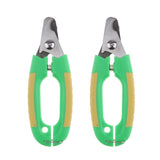Maxbell 2PCS Pet Dog Cat Alloy Nail Clipper Trimmer for Small Animals Lock Green L