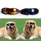 Maxbell Pet Dog Puppy Sunglasses Anti-UV Sunglasses for Large Medium Dogs Red