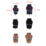 Maxbell Pet Dog Waterproof Clothes with LED Luminous Strip Reflective Coat Blue S
