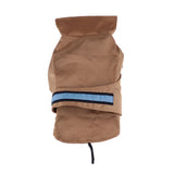 Maxbell Pet Dog Waterproof Clothes with LED Luminous Strip Reflective Coat Coffee S