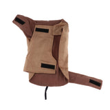 Maxbell Pet Dog Waterproof Clothes with LED Luminous Strip Reflective Coat Coffee S