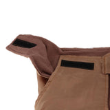 Maxbell Pet Dog Waterproof Clothes with LED Luminous Strip Reflective Coat Coffee S