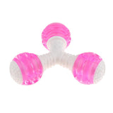 Max Cute Pet Cat Puppy Rubber Chewing Squeaker Squeaky Sound Dog Play Toy Pink