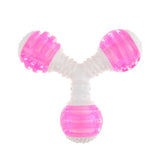 Max Cute Pet Cat Puppy Rubber Chewing Squeaker Squeaky Sound Dog Play Toy Pink