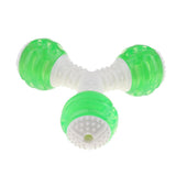 Max Cute Pet Cat Puppy Rubber Chewing Squeaker Squeaky Sound Dog Play Toy Green
