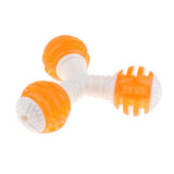 Max Cute Pet Cat Puppy Rubber Chewing Squeaker Squeaky Sound Dog Play Toy Orange