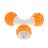 Max Cute Pet Cat Puppy Rubber Chewing Squeaker Squeaky Sound Dog Play Toy Orange