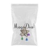 Max Bird Products Parrot Macaw Rattan Star Vibrant Color Small Bells Toy