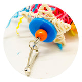 Maxbell Bird Chewing Toy for Bird Parrot Budgie Cockatiel Parakeet Cage Toy Type 2