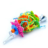 Maxbell Bird Chewing Toy for Bird Parrot Budgie Cockatiel Parakeet Cage Toy Type 2