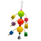 Maxbell Bird Parrot Toy Hanging Bell Pet Bird Cage Hammock Swing Hanging Toy Type 2