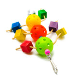 Maxbell Bird Parrot Toy Hanging Bell Pet Bird Cage Hammock Swing Hanging Toy Type 2