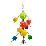 Maxbell Bird Parrot Toy Hanging Bell Pet Bird Cage Hammock Swing Hanging Toy Type 2