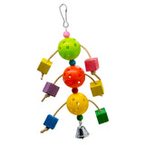 Maxbell Bird Parrot Toy Hanging Bell Pet Bird Cage Hammock Swing Hanging Toy Type 2