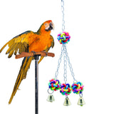 Maxbell Pet Bird Parrot  Biting Ball Toys with Bells Hanging Pet Parrot Supplies