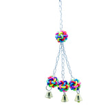 Maxbell Pet Bird Parrot  Biting Ball Toys with Bells Hanging Pet Parrot Supplies