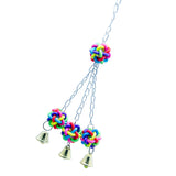 Maxbell Pet Bird Parrot  Biting Ball Toys with Bells Hanging Pet Parrot Supplies