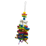 Maxbell Parrot Macaw Cage Swing Chew Toys Pet Bird Finch Swing Scratcher Toy