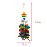 Maxbell Parrot Macaw Cage Swing Chew Toys Pet Bird Finch Swing Scratcher Toy